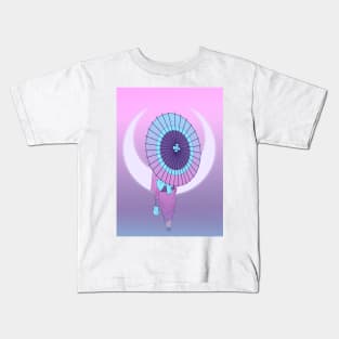 Walking to the Moon Kids T-Shirt